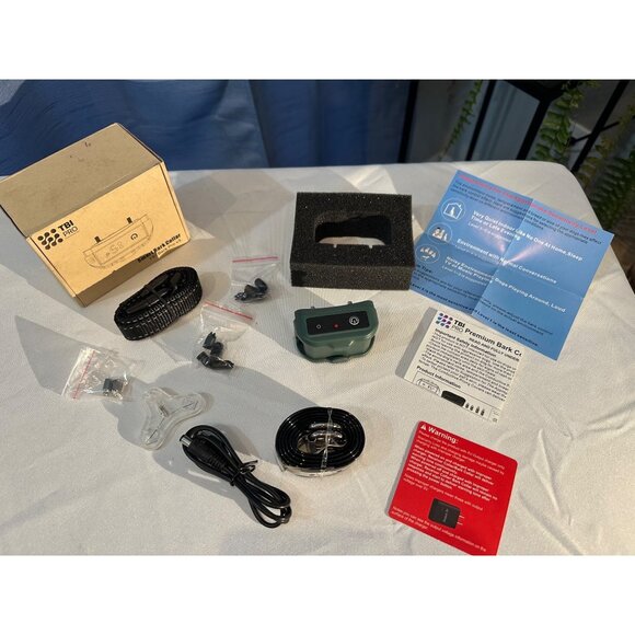 TBI Pro Smart Bark Collar V3 For Dogs 15-120 Lbs IP67 Waterproof Reflective - Picture 4 of 6